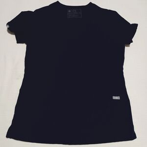 Figs Women's navy 3 pocket Scrub top XS